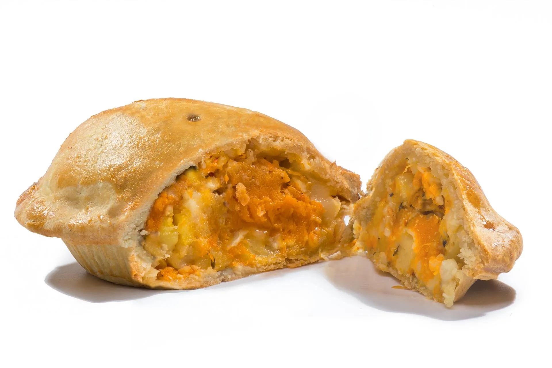Butternut Squash, Sweet Potato and Goats Cheese Pie 