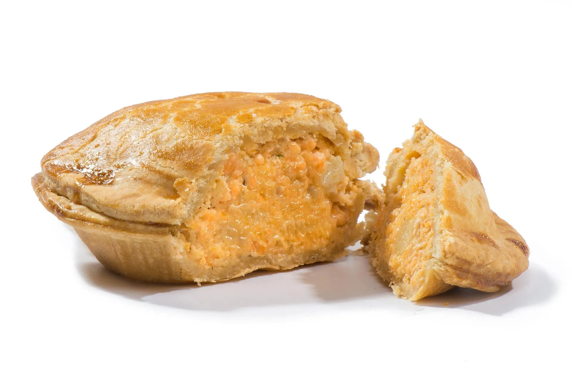 Fresh Poached Salmon Pie 